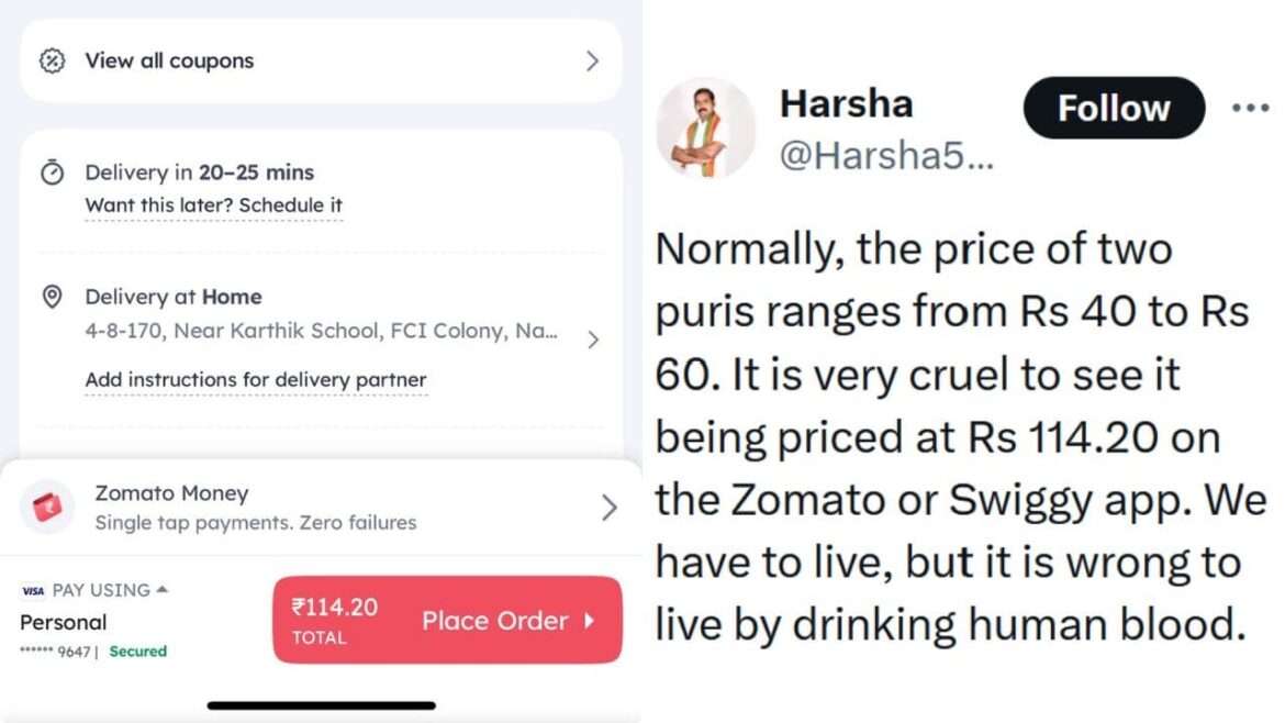 Zomato Responds After Customer Questions Price Hike On Food Delivery Platforms