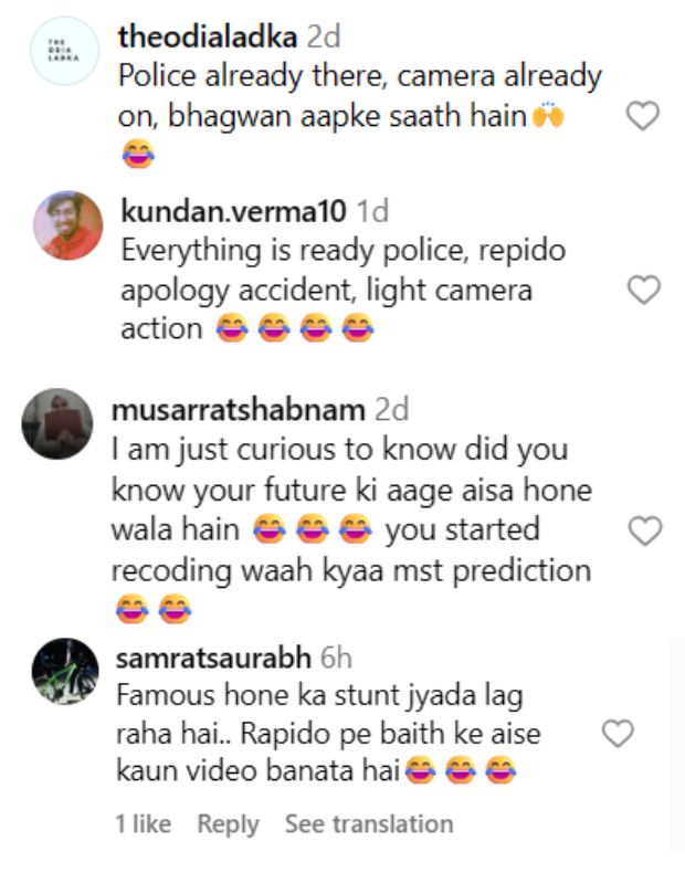rapido viral video reaction 3