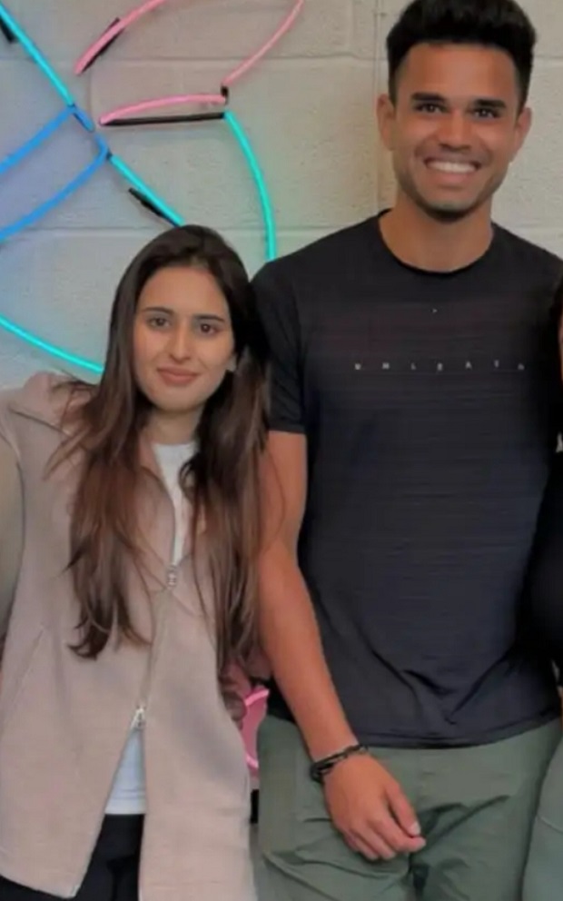 Arjun Tendulkar and Saaniya Chandok image