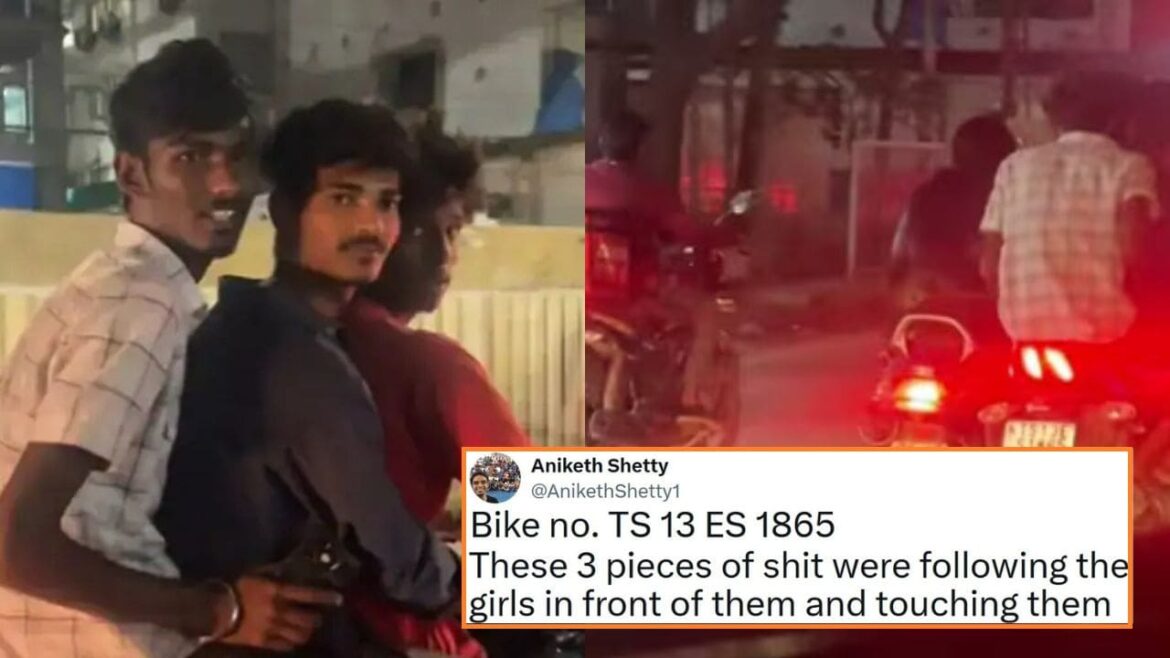 Hyderabad police respond girls harasment on scooty