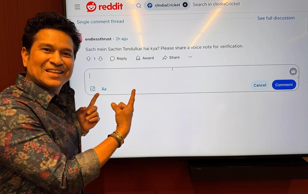 Sachin Reddit AMA