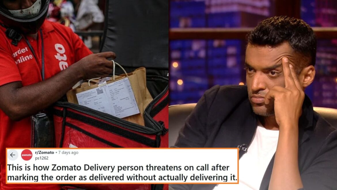 Zomato Delivery Person Who Marked Order Delivered Without Delivering