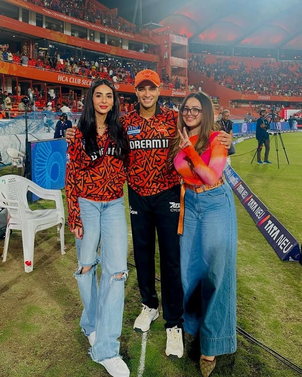 Abhishek Sharma and Laila Fasil