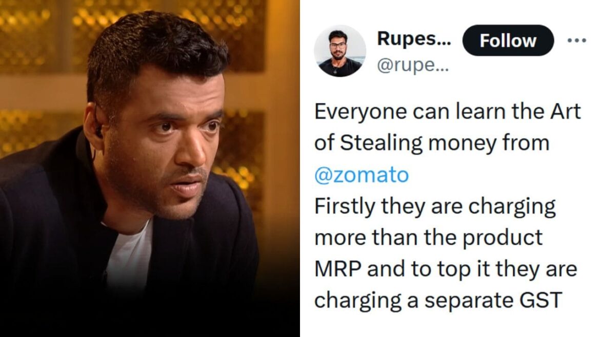 Complains About Being Charged More Than MRP on zomato