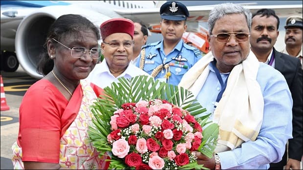Droupadi Murmu and Siddaramaiah