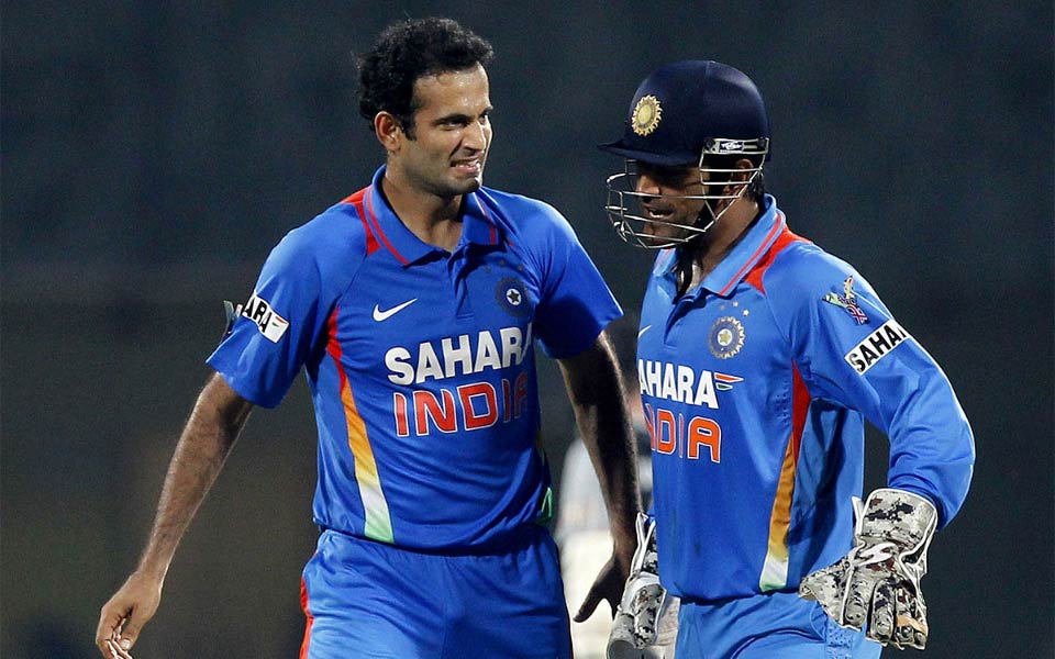 MS Dhoni and Irfan Pathan