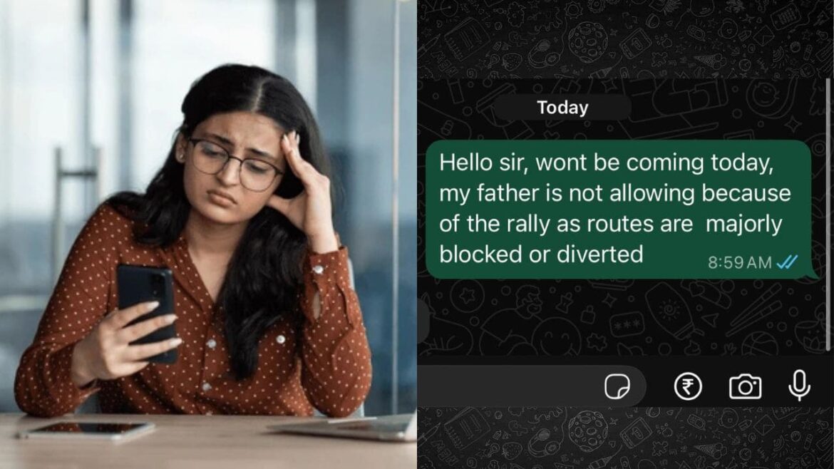 Manager Responds After Employee Says His Dad Stopped Him From Going to Office