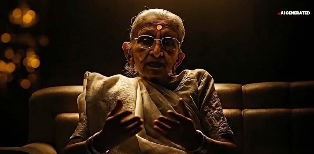Modi's mother AI video
