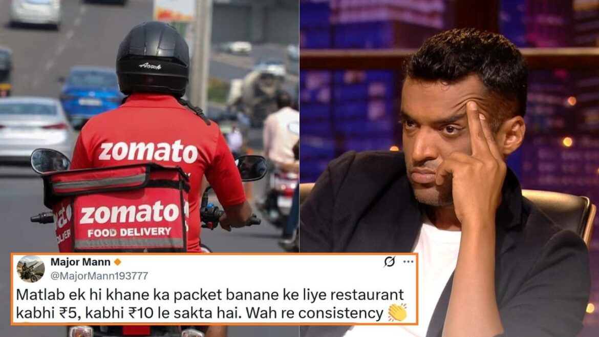 Packaging Charge Scam zomato