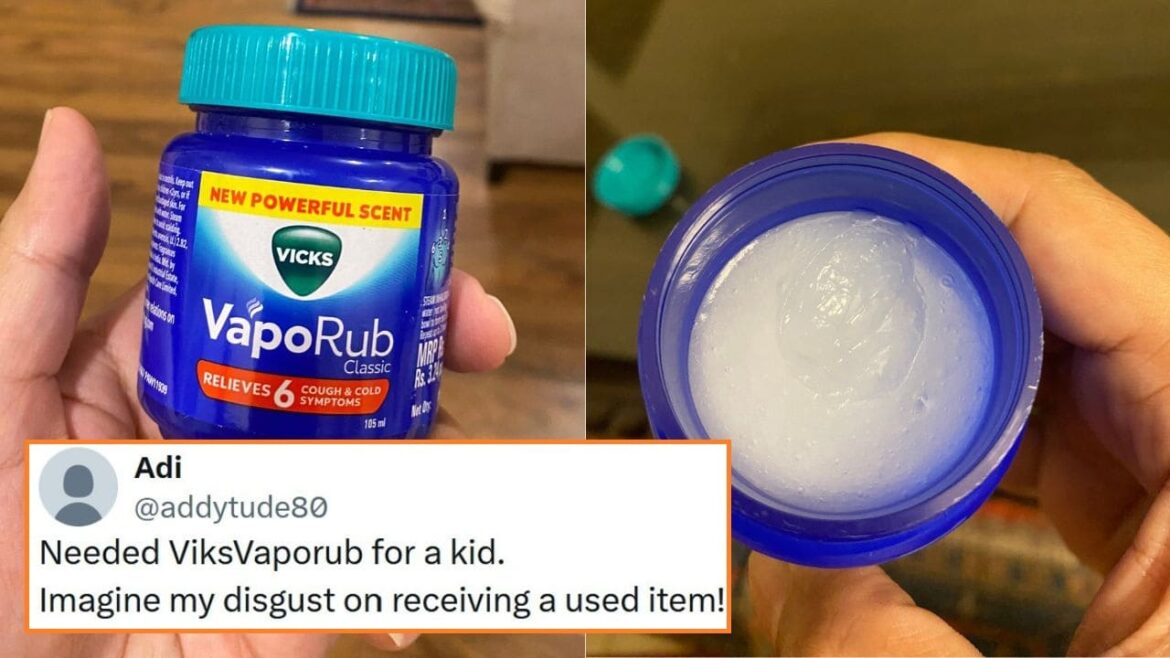 Zepto Used Vicks VapoRub