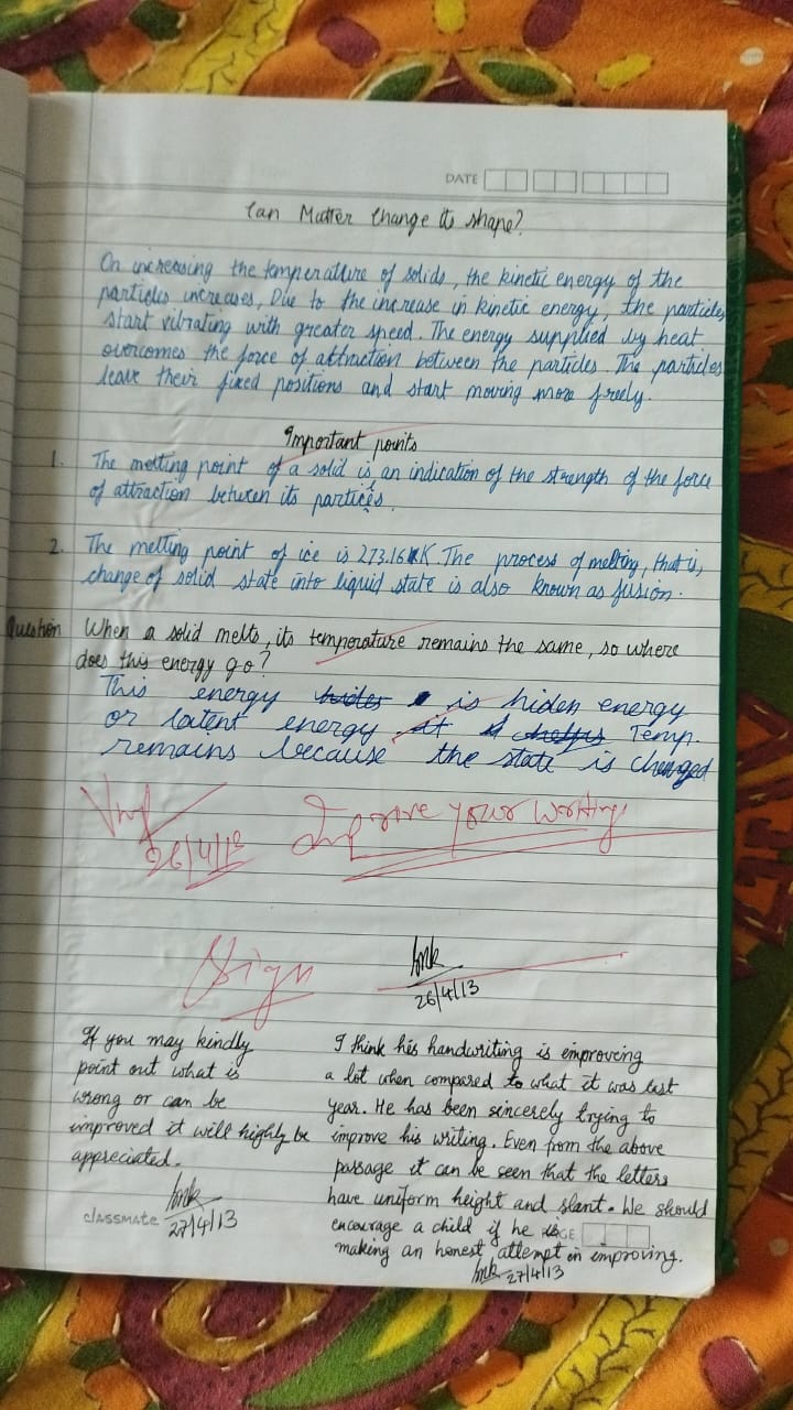 father heartwinning reponse after child got scolded for bad handwriting