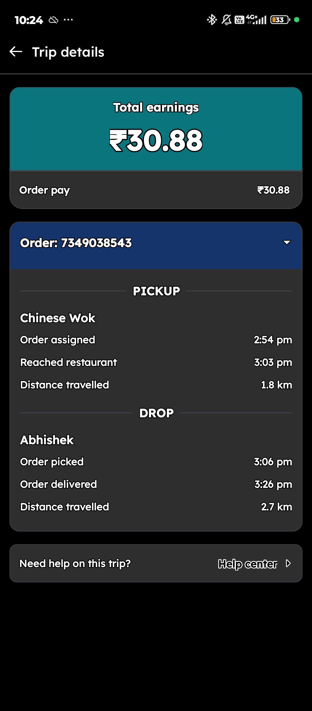 Low Zomato delivery payout 