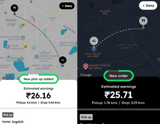 Rider Questions Low Per-Kilometre Pay