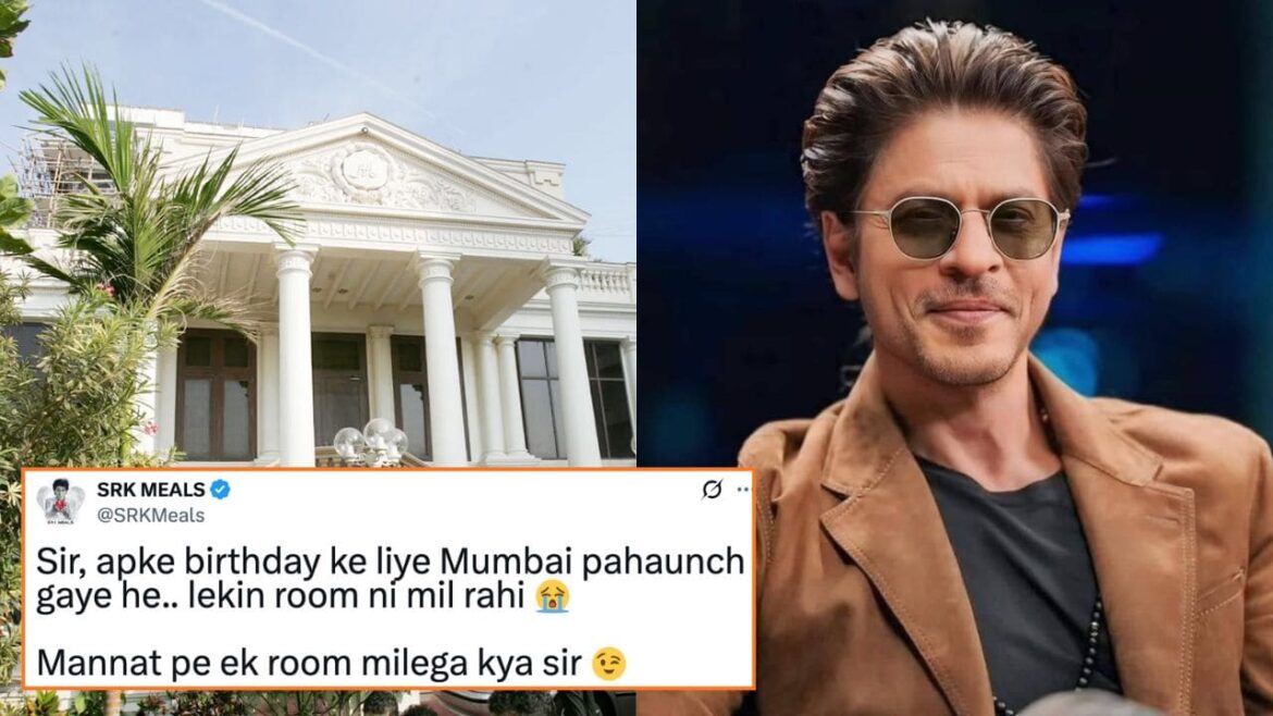 SRK reply for room in Mannat