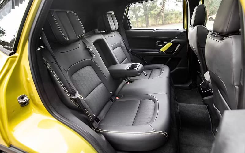 Tata Harrier EV back seat