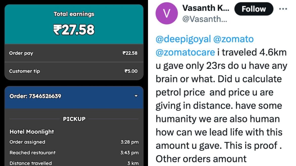 Zomato Responds After Delivery Agent Exposes Company For Extremely Low Payouts