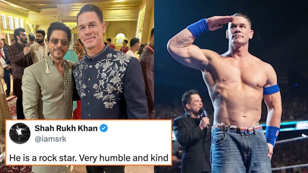 John Cena reply srk