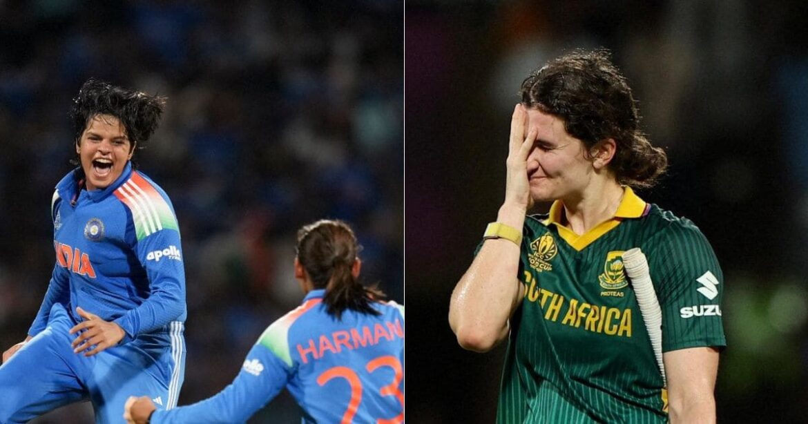 Laura Wolvaardt on Shafali Verma bowling