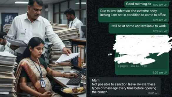 Pregnant Government Bank Employee Shares Chats With Toxic Manager