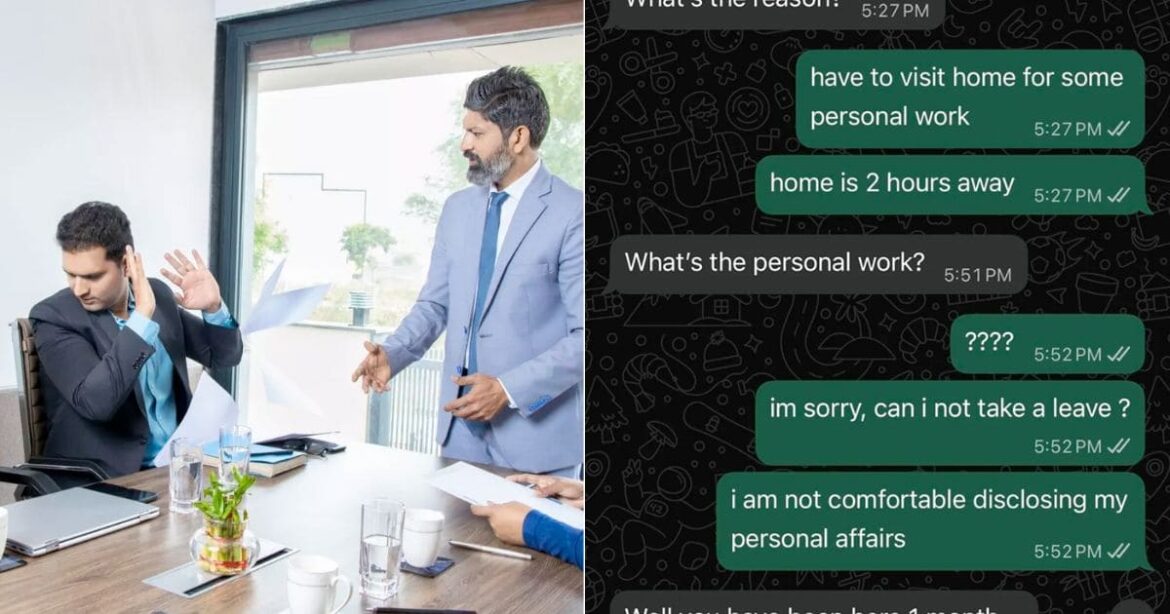 boss denied employe leave