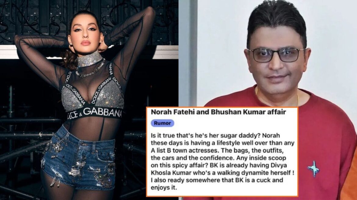 Nora Fatehi Reacts To Affair Rumours With T-Series Owner Bhushan Kumar