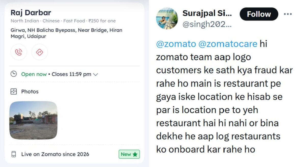 customer-complains-about-fake-restaurant-listing-on-zomato-app