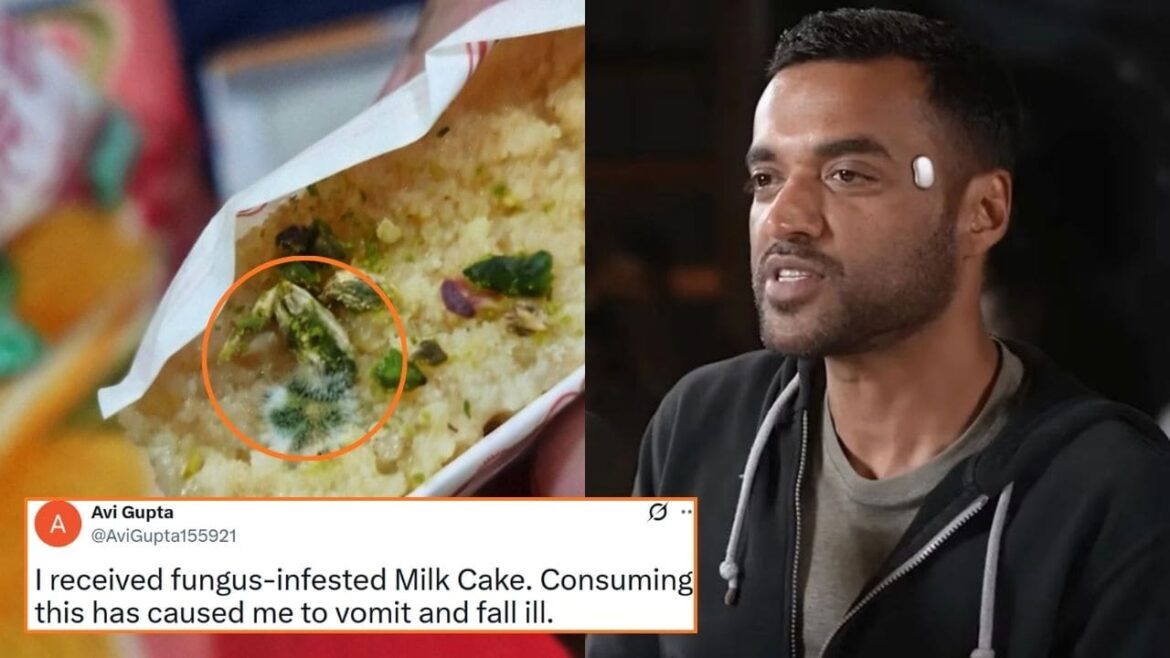 zomato Complains About Receiving Fungus-Contaminated Milk Cake