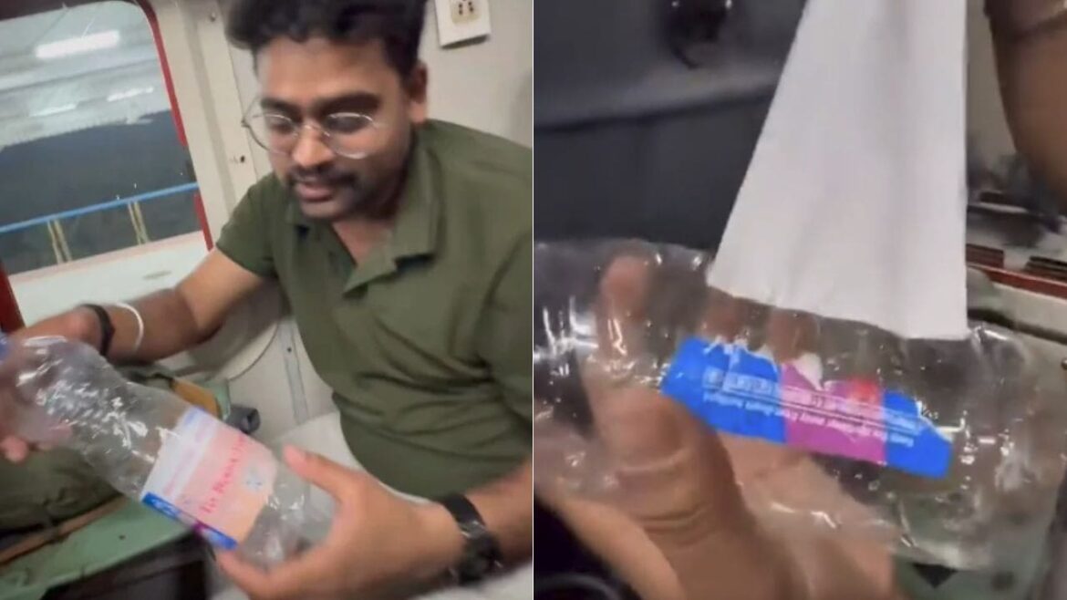 Man Exposes Used Rail Neer Bottles Being Sold