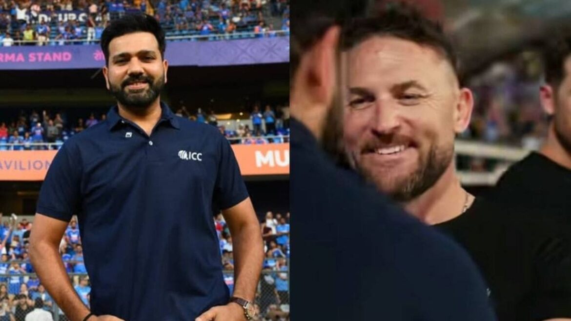 Brendon McCullum Rohit Sharma Jokingly Asks, “Where Is the Rest Of You