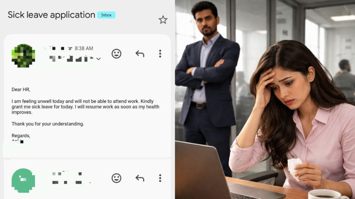 Noida Startup Founder Rejects Employee’s Sick Leave; His Email Reply Goes Viral