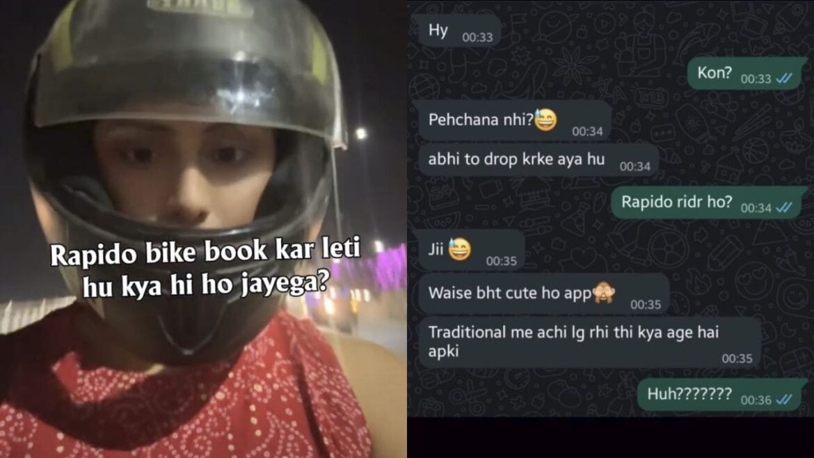 Rapido Responds After Woman Shares Driver’s Inappropriate Personal Messages