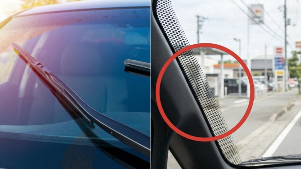 Why There Are Black Dots On A Car Windshield