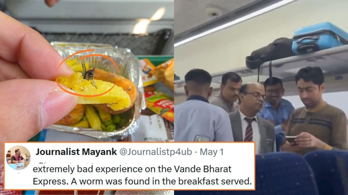 IRCTC Responds After Passenger Complains Of Finding A Bug In Breakfast Meal On Vande Bharat Train