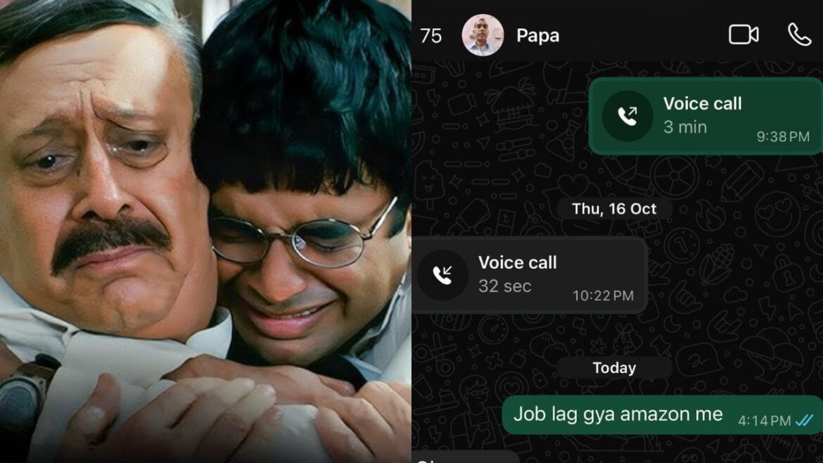Indian Dad Gives Epic Reply To Son After He Gets A Job at Amazon