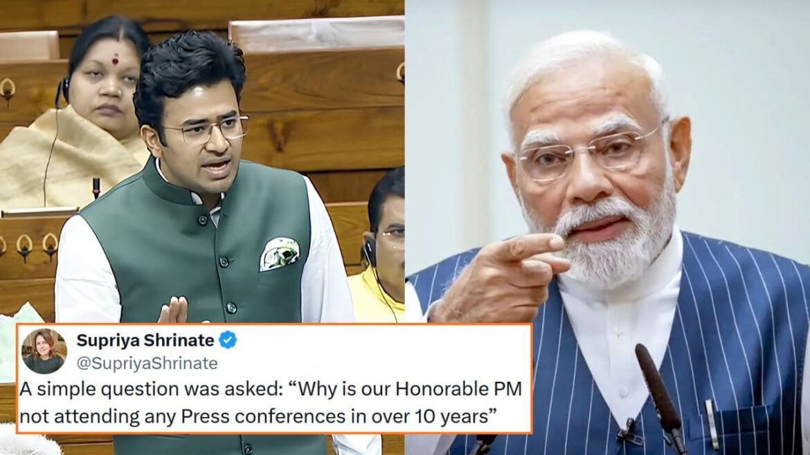 Tejasvi Surya Responds When Asked Why PM Modi Doesn't Hold Press Conferences