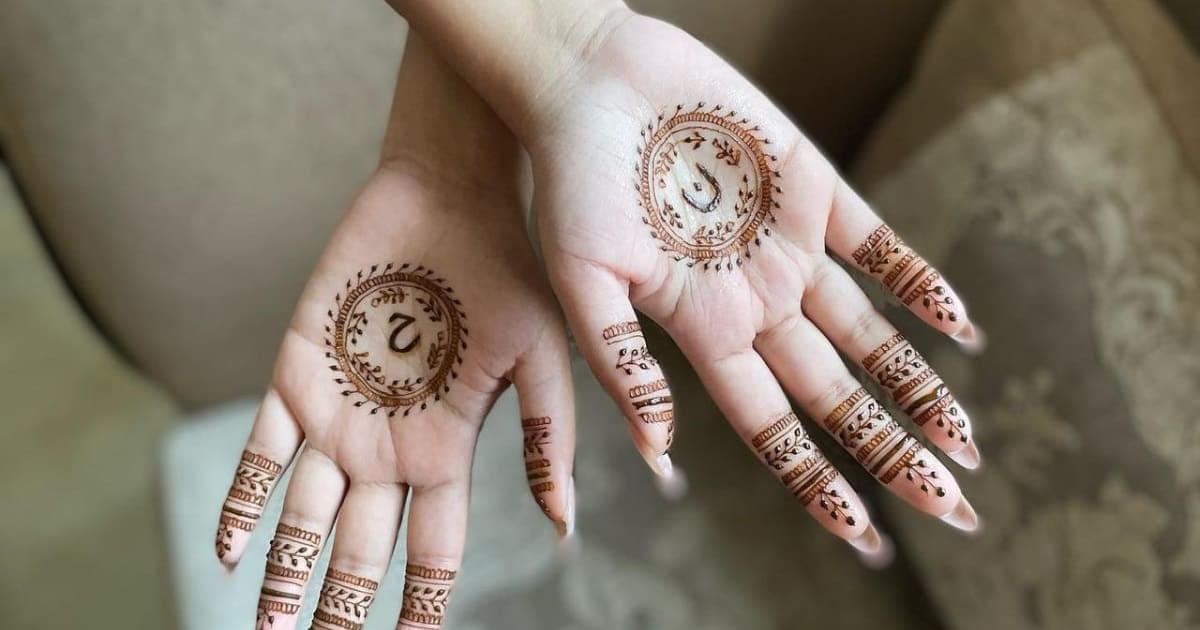 Front Mehndi Design Easy And Beautiful