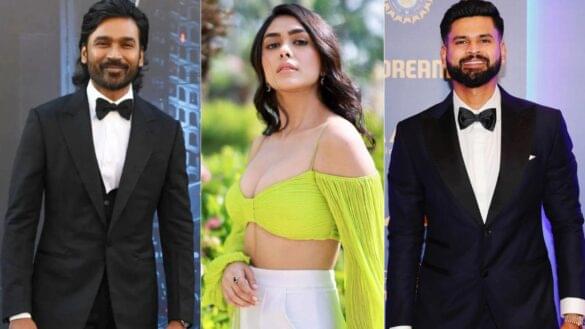 Mrunal Thakur Dhanush Shreyas Iyer